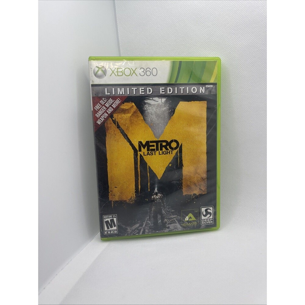 Metro: Last Light -- Limited Edition (Microsoft Xbox 360, 2013) Complete CIB